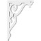 Ekena Millwork Finley Architectural Grade PVC Bracket, 5/8"W X 4 1/2"D X 7"H BKTP01X04X07FI - alternate 3